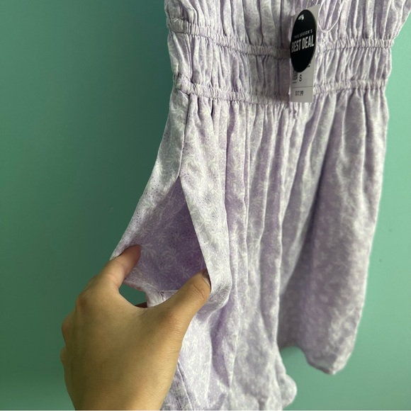 Purple Floral Romper - Picture 6 of 6